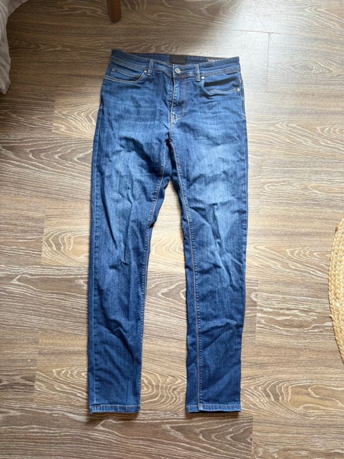 Jean IZAC - super slim fit stretch - en très bon état - taille 42/XL - - photo numéro 3