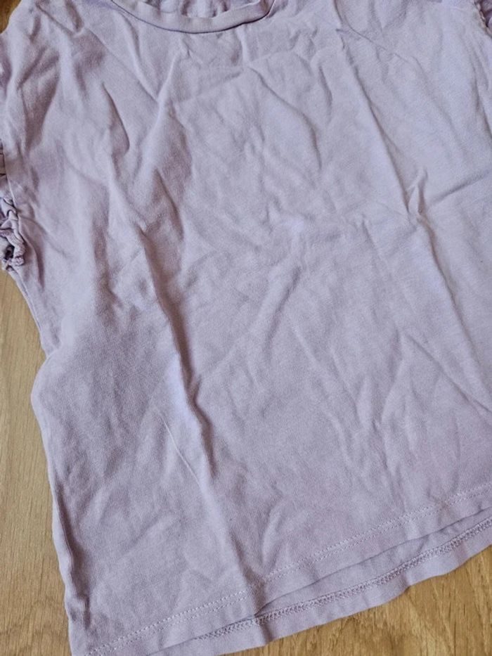 Tee shirt mauve Zara 3/4 ans - photo numéro 5