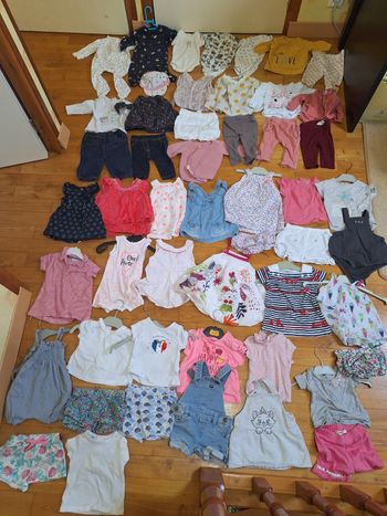 Lot vêtements printemps été bébé fille 3 mois 