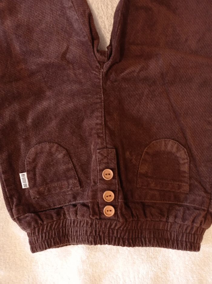 Pantalon marron en velours marque Kiabi taille 18 mois 77 82 cm - photo numéro 9