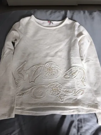 Sweat à sequins pailleté orchestra 10 ans