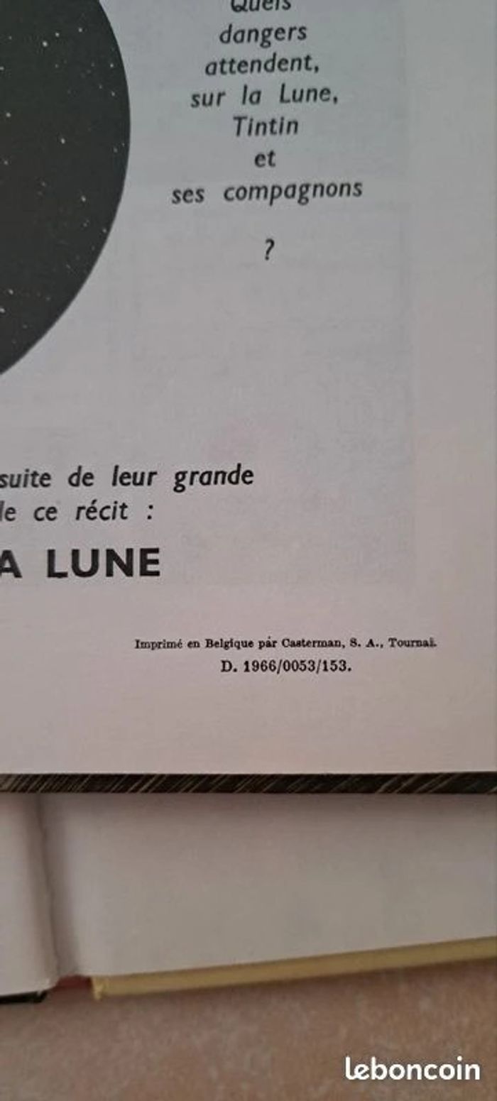 24 BD Tintin ancienne 1966/1976 15€ la BD ou lot - photo numéro 7