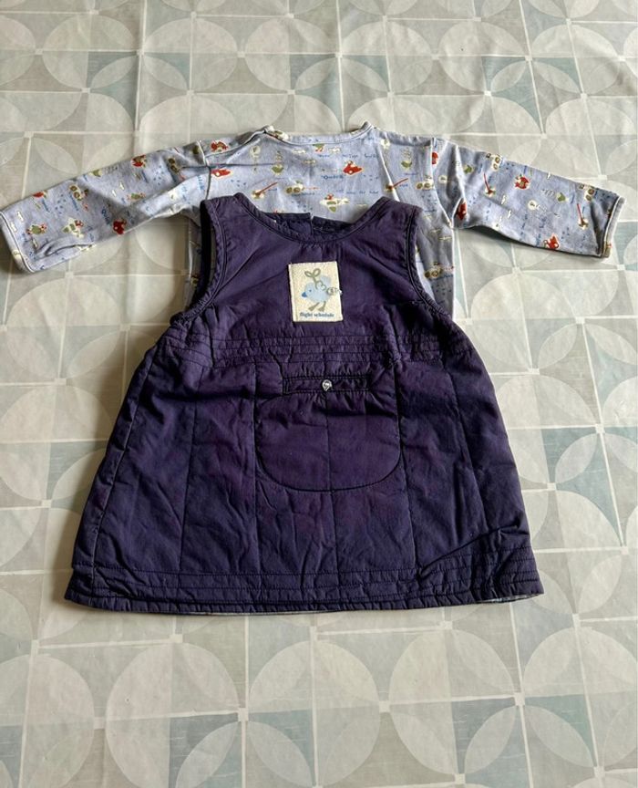 Ensemble fille - taille 18 mois - Aubisou -neuf - photo numéro 3
