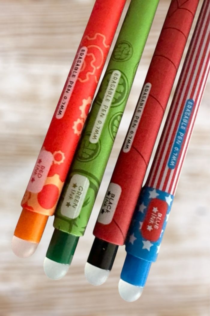 Lot de stylos gel effaçables Marvel - photo numéro 2