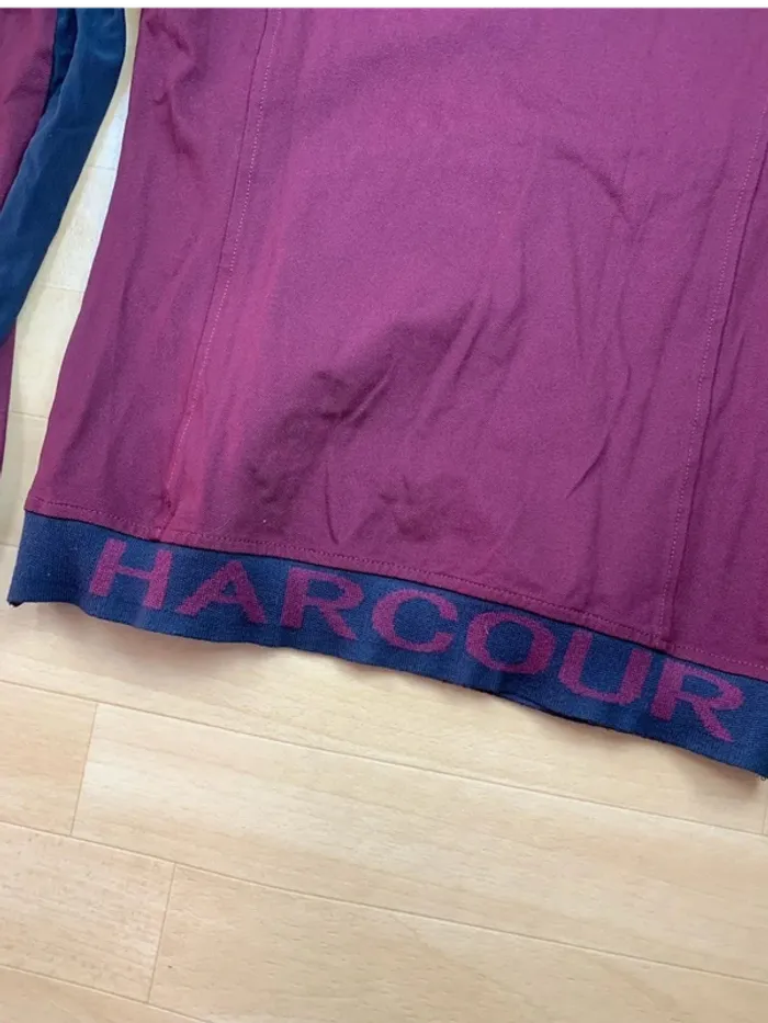 polo manches longues / Haut technique Harcour – Bordeaux – Taille S - photo numéro 6
