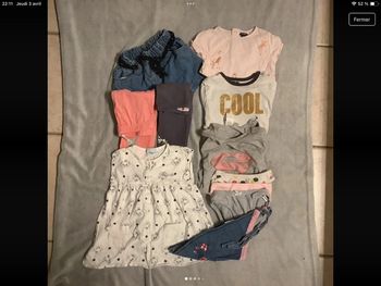 Lot divers vêtements taille 24 mois