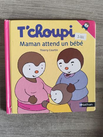 Livre T'choupi maman attends un bébé