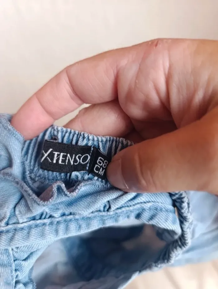 Robe en jean in extenso 68 cm /6 mois - photo numéro 3
