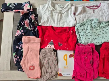 Lot de vêtements 9 mois