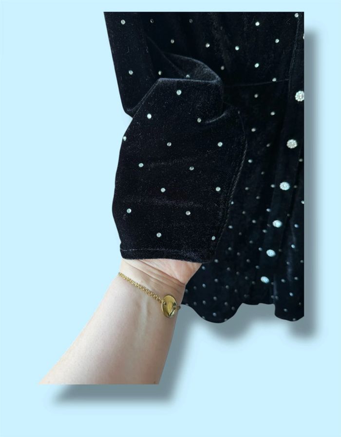Robe velours et strass Zara - photo numéro 4
