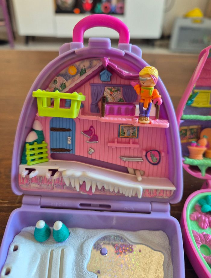 Lot 2 Polly Pocket snow mountain 1996 et Jungle Adventure - photo numéro 5