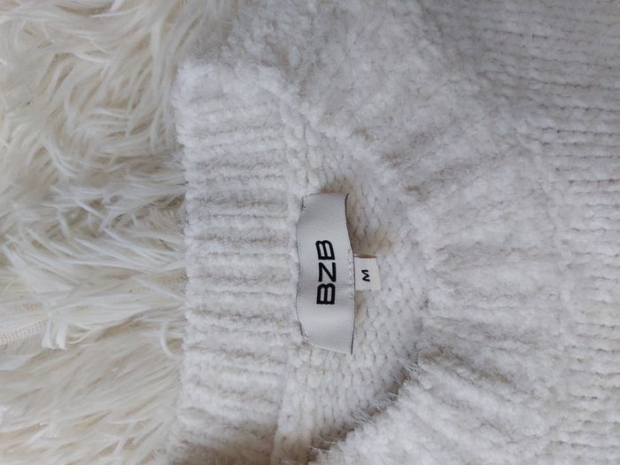 Pull BZB blanc - photo numéro 2