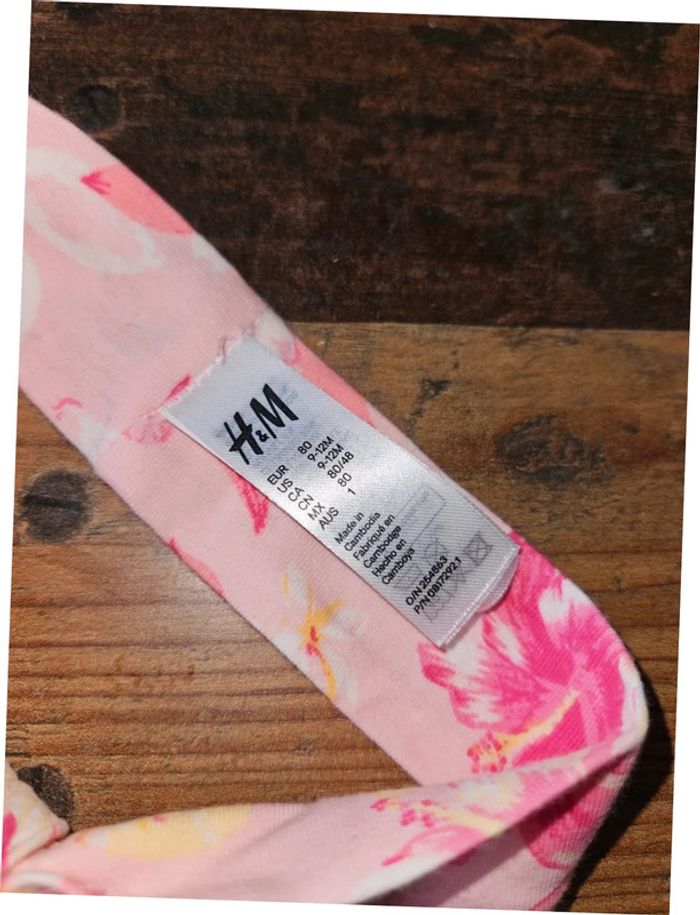 Bandeau cheveux Head band bébé fille 12/18mois 80cm - photo numéro 3