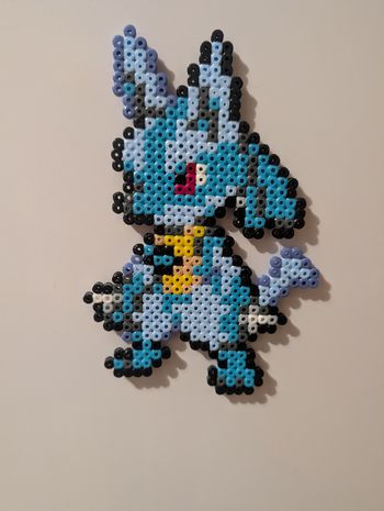 Magnet Pokémon Lucario Pixel Art 