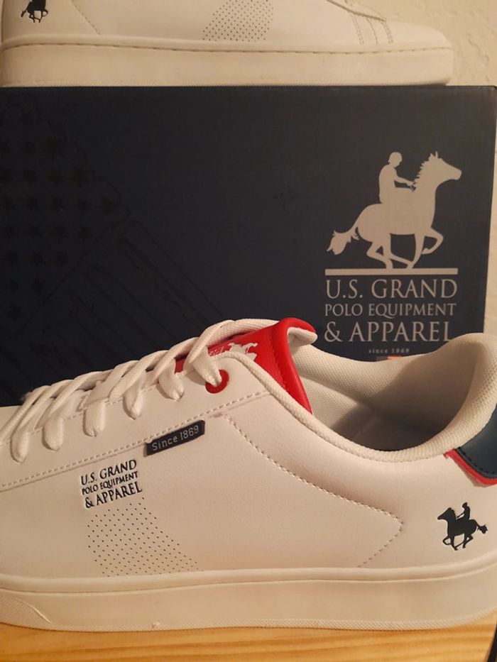 US Grand Polo paire de baskets blanches