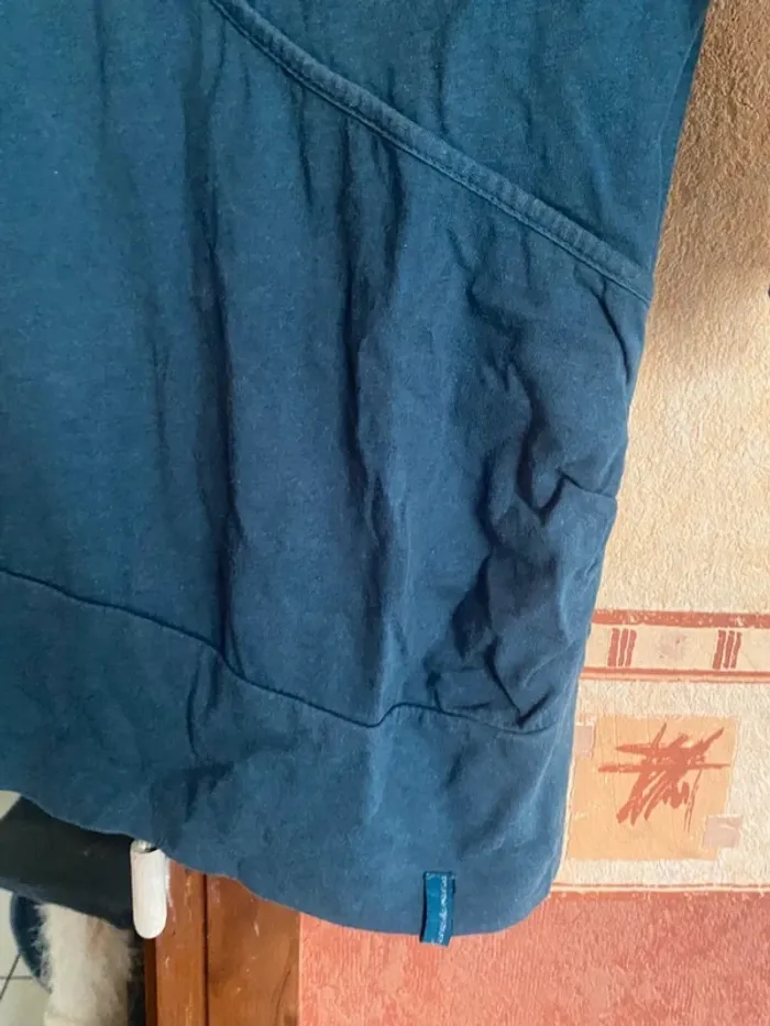 Tee-shirt femme Terre de Marins – Taille 38 – Élégant col cache-cœur 💙 - photo numéro 4