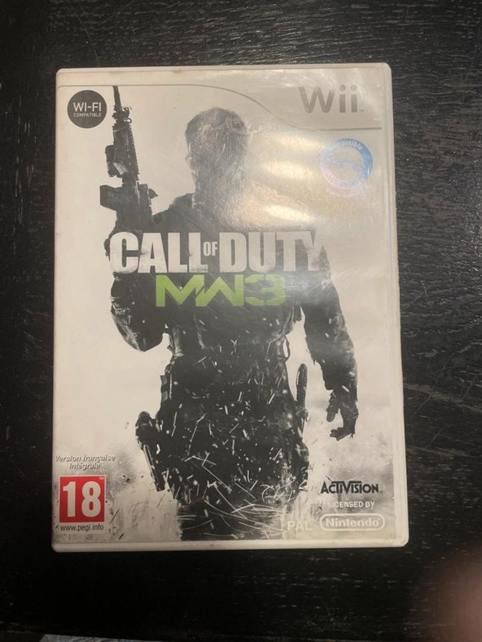 Jeu wii call of duty mw3