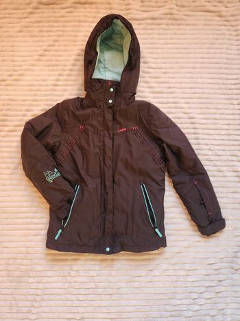 Veste de ski fille 12 ans – Oxylane gris anthracite – Très bon état