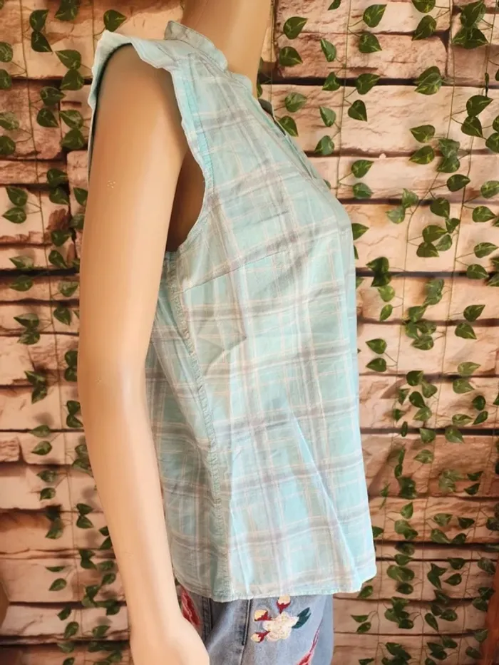 🌸Blouse/Chemisette a carreaux Decathlon Taille 42🌸 - photo numéro 3