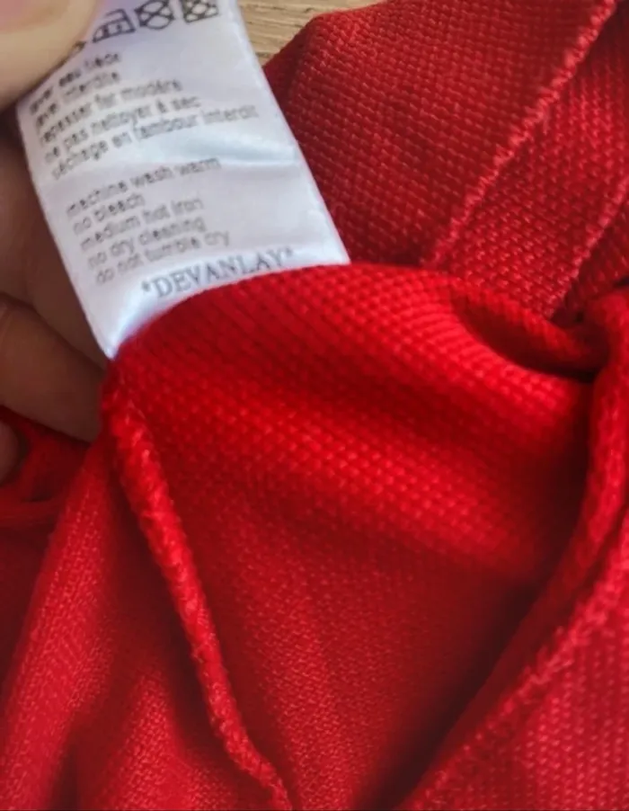 Polo Lacoste rouge - photo numéro 4