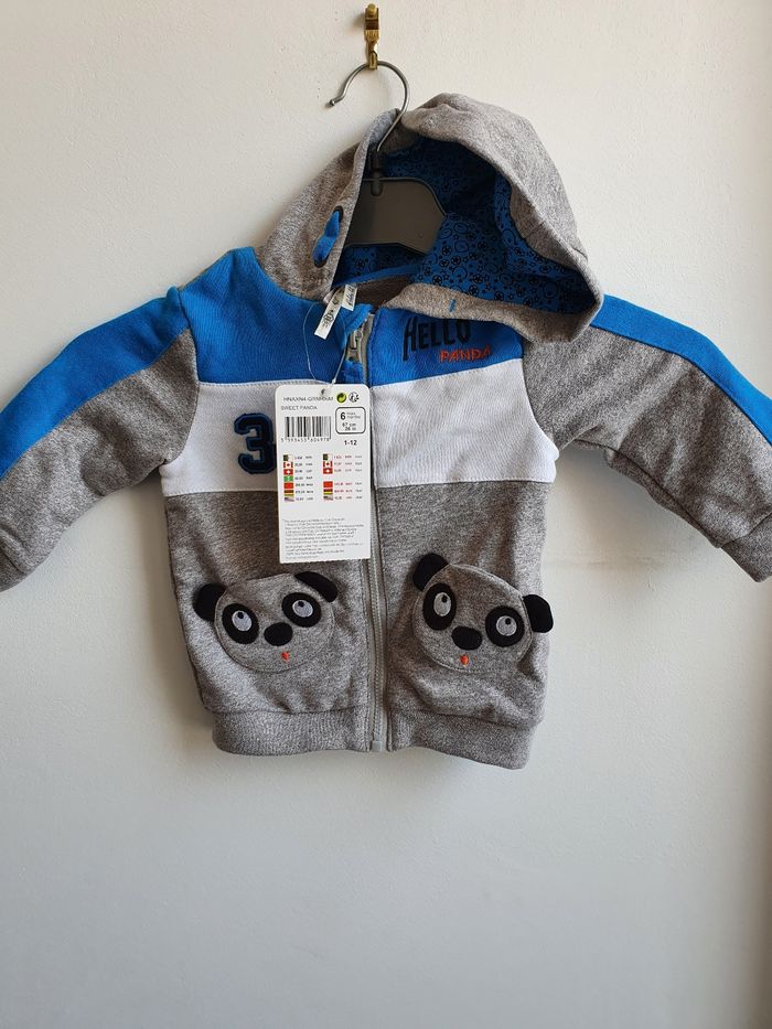 Gilet à capuche  garçon 6 mois (67)