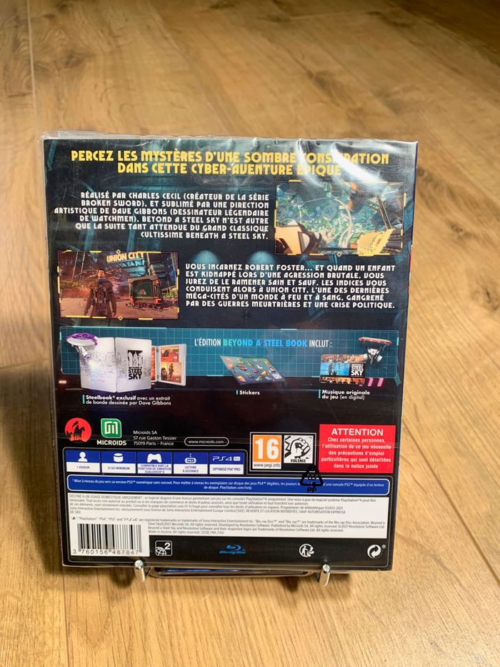 Beyond a steel sky steelbook edition - PS4  / PS5 - jeu neuf sous blister - photo numéro 2