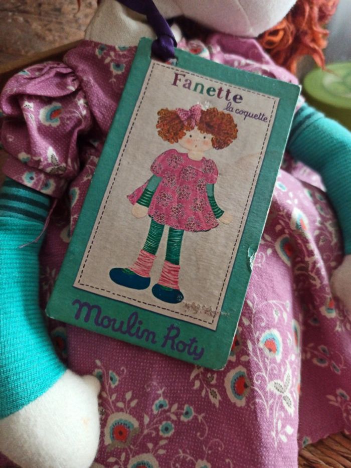 Peluche poupée moulin roty Fanette la coquette - photo numéro 5