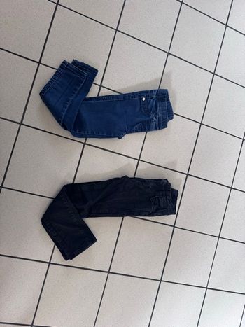 2 jeans 6 ans fille 
