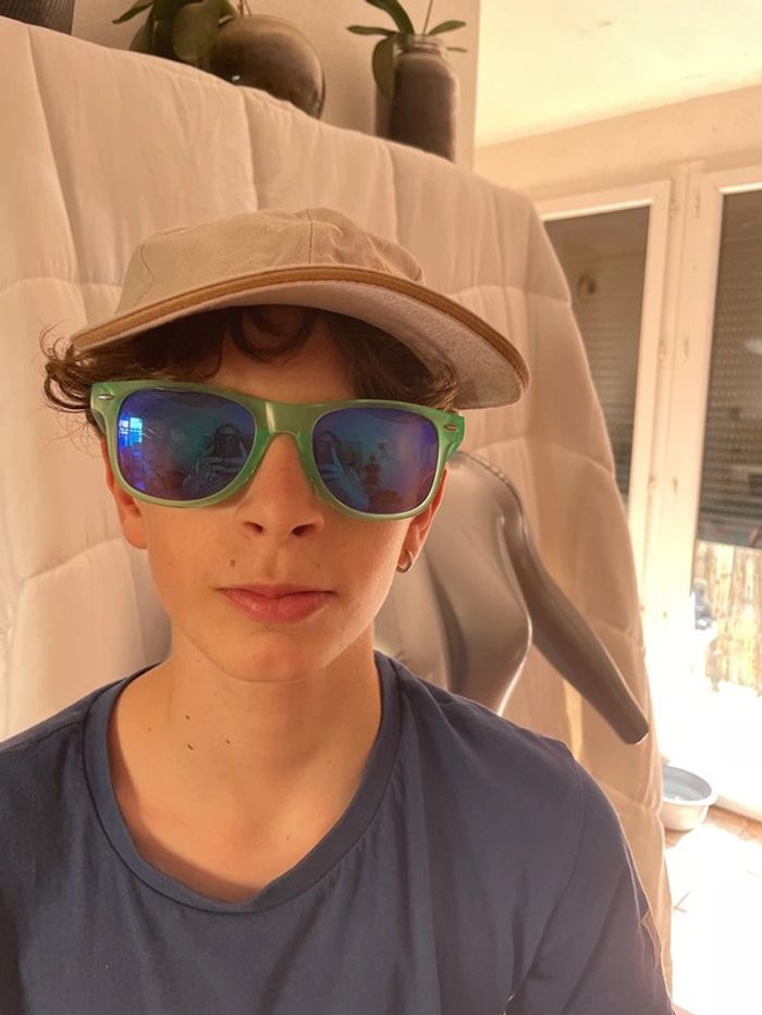 Casquette Lacoste crème taille M - photo numéro 2