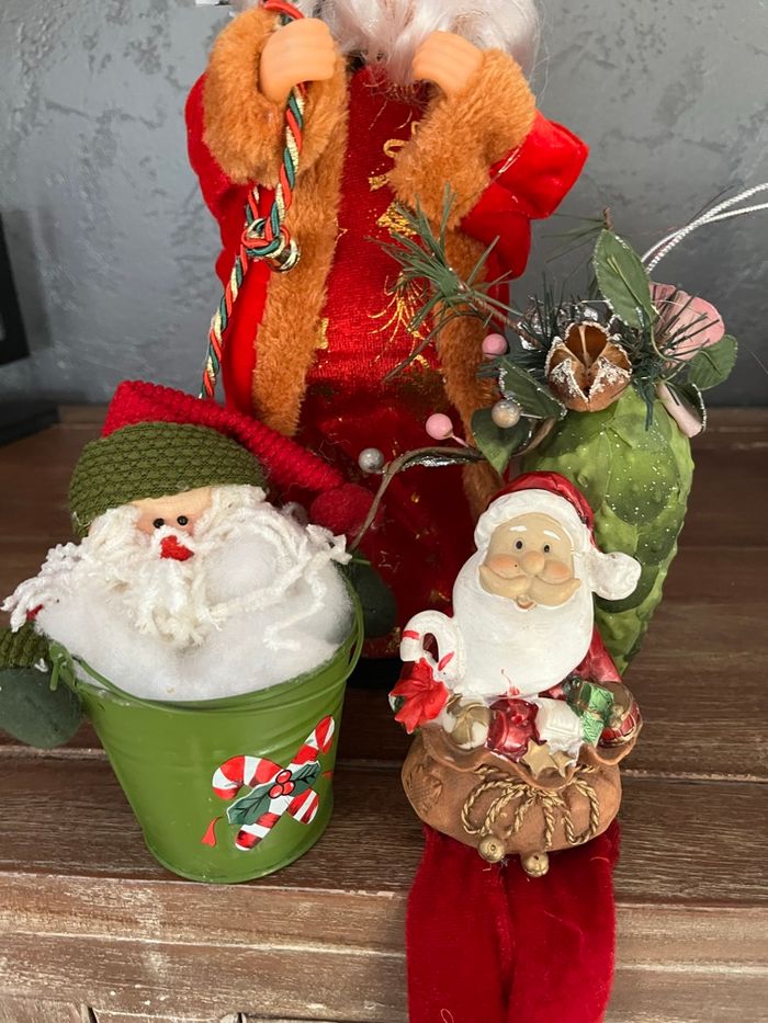 Lit de 4 décorations de Noël - photo numéro 4