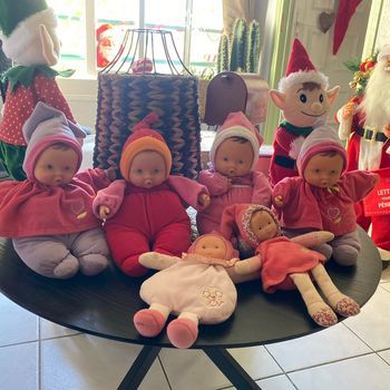 Lot 6 poupées Corolle façon doudous