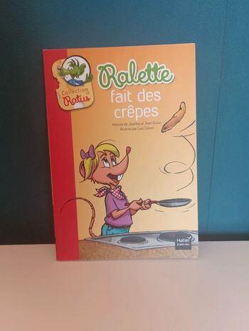 Livre Ralette fait des crêpes
