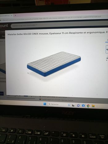 lit évolutif sauthon neuf dans les cartons. jamais servi cause déménagement avec matelat.