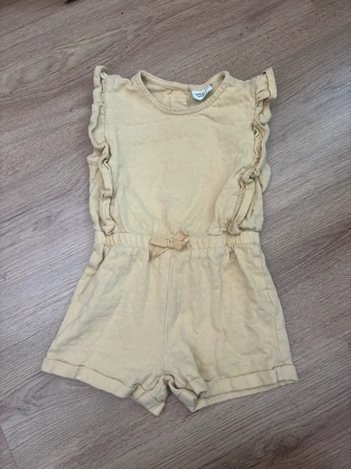 Combinaison short jaune TAO