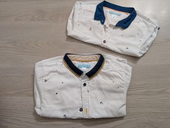 Lot de 2 chemises manches longues 23 mois Okaïdi Obaïbi