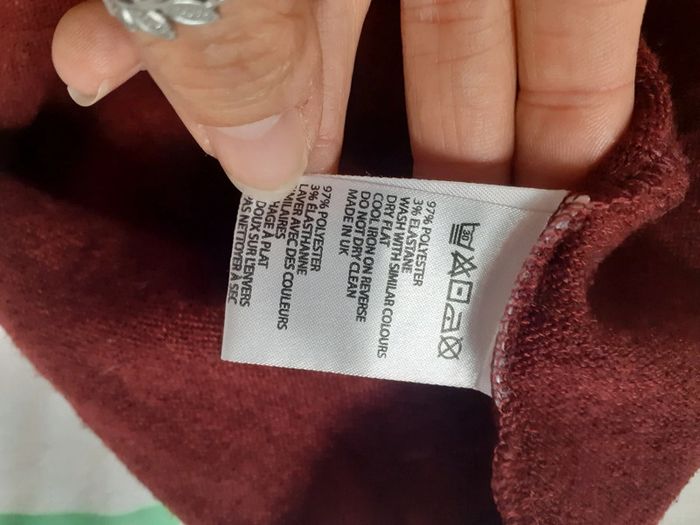 Robe bordeaux L - photo numéro 3