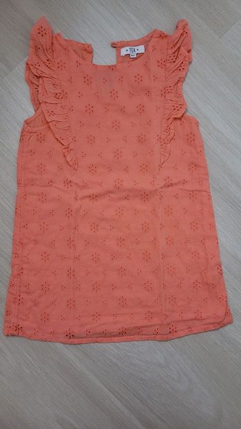 4 5 ans robe ou tunique orange