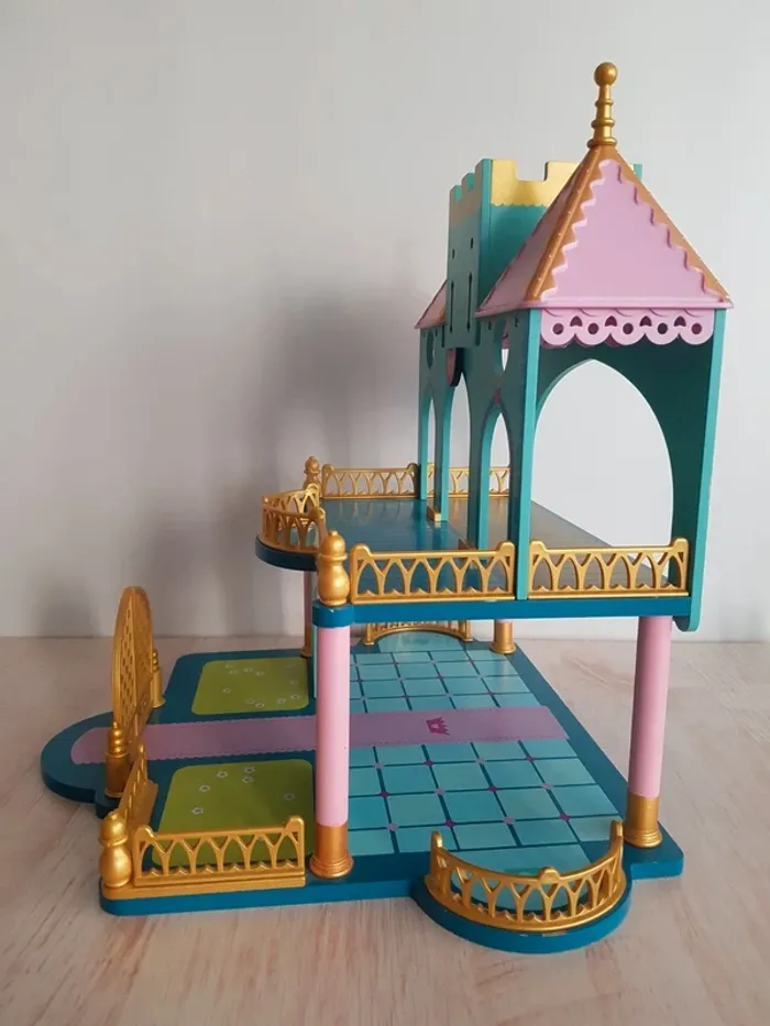 Figurine, palais, chevaux et calèche Djeco en bois - photo numéro 16