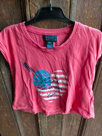 Ravissant tee shirt Ralph Lauren 4 ans 