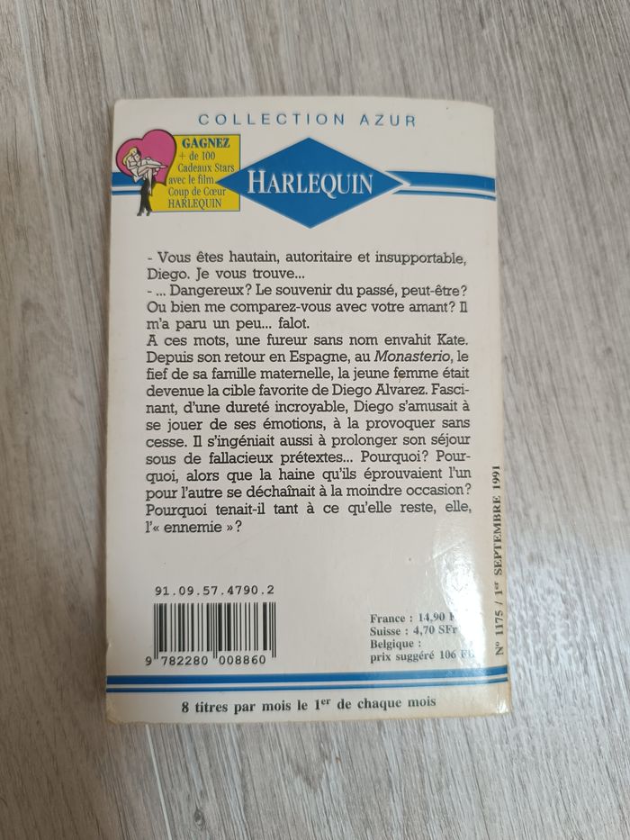 Livre Harlequin collection Azur - photo numéro 2