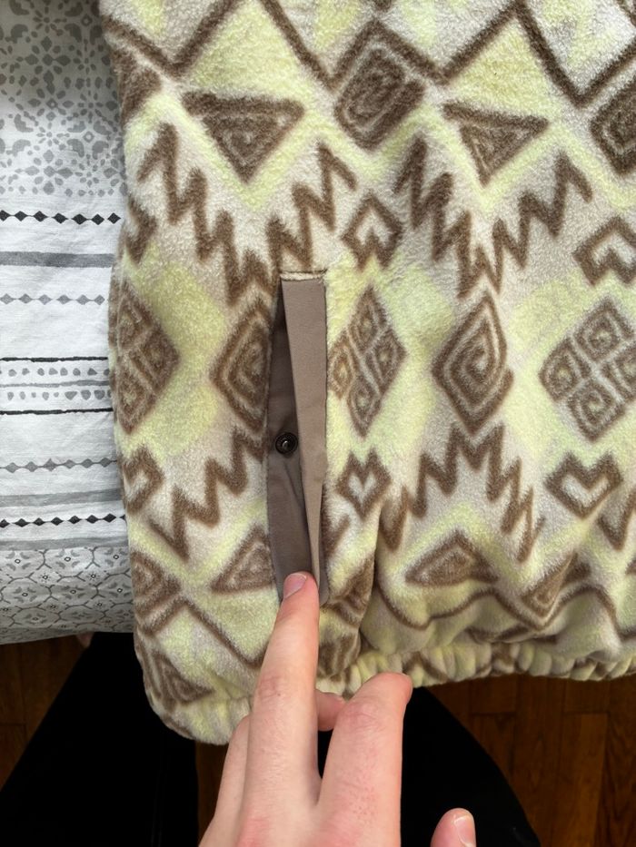 Polaire Sherpa Motifs Imprimés Aztèques à capuche O’Neill - Taille XS - Neuve - photo numéro 4