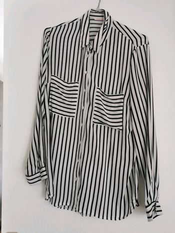 Chemise rayée camaieu