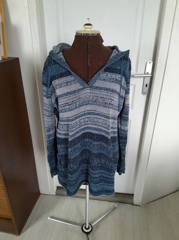 Pull capuche ajouré en coton Eddie Bauer