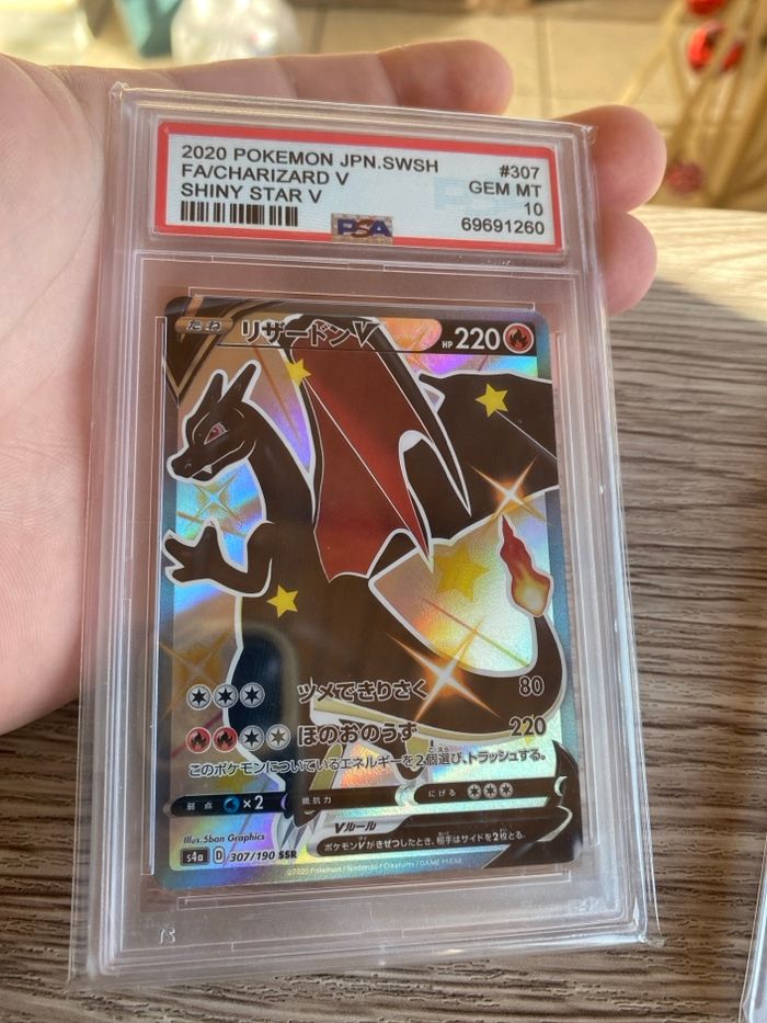 Pokemon Dracaufeu V shyny psa