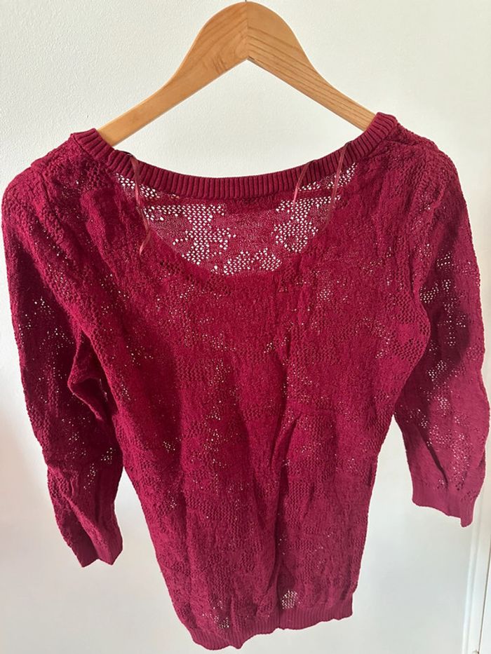 Sweat bordeaux stradivarius - photo numéro 3