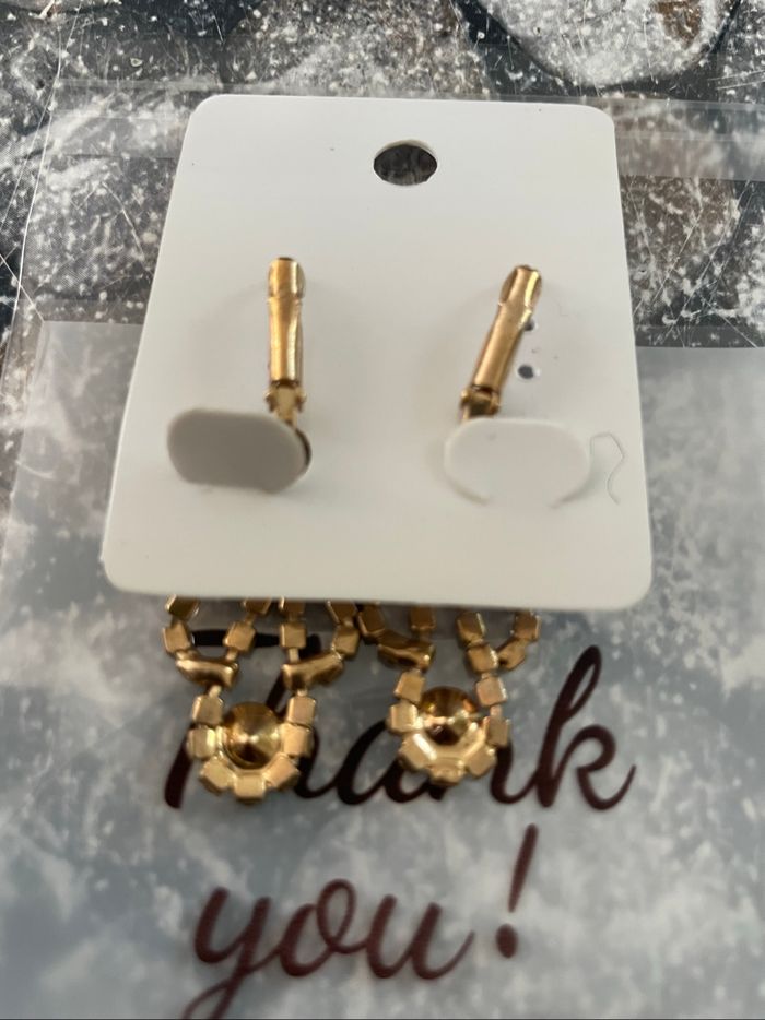 Boucles d’oreilles plaqué or - photo numéro 4