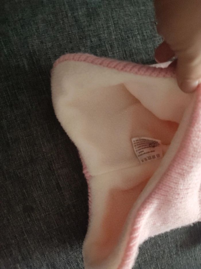 Bonnet polaire rose - photo numéro 2