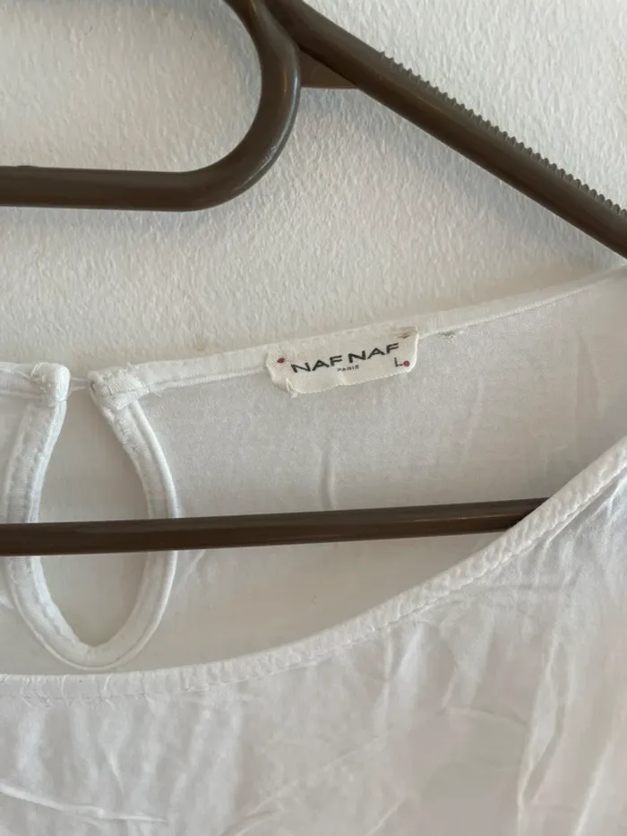 Top blanc avec dentelle - photo numéro 6