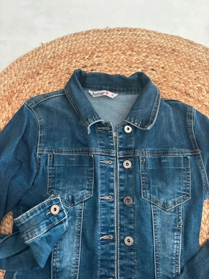 Veste en jean cintrée – taille S - photo numéro 7
