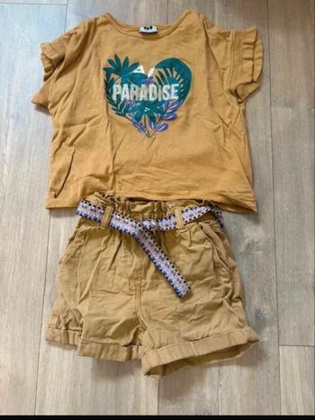 Ensemble short tee short 